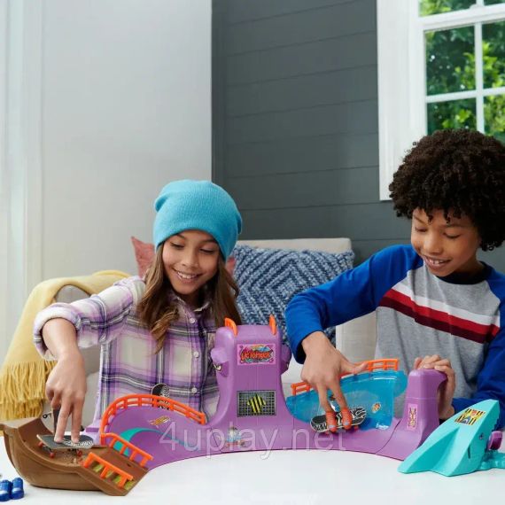 Hot Wheels Skate Octopus Skatepark Трек Хот Вілс Скейт-парк Восьминіг, скейти для рук, фінгерборди Оригінал | Зображення 6