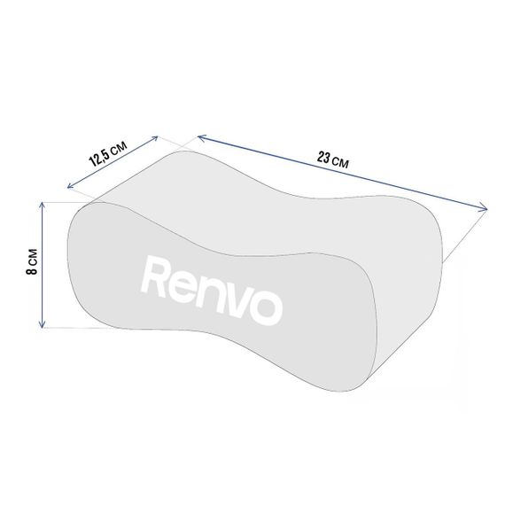 Колобашка для плавання Renvo Splash Синій Білий Уні 8х15,5х23 см (2SP100-04) | Зображення 3