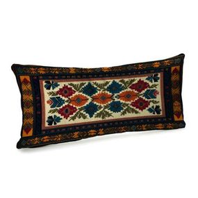 Подушка для дивану оксамитова В стилі килимка 50×24 см (52BP_24S002)