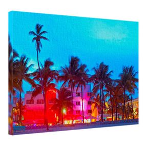 Картина на полотні 45х65 Things to Do in Miami (H4565_GOR018)