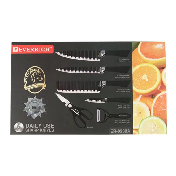 Набір кухонних ножів Knife 6 in 1 | Зображення 5