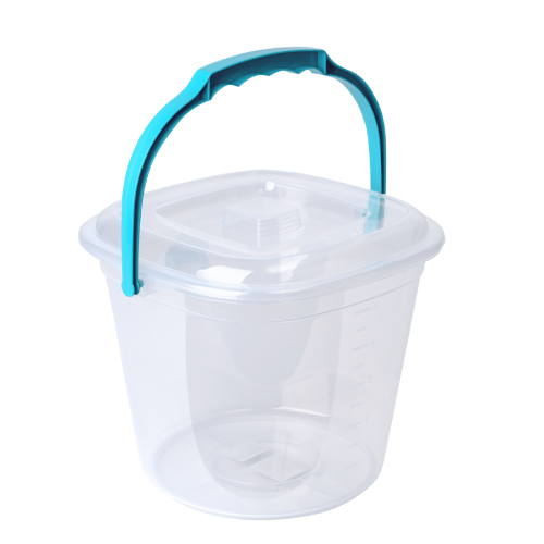 Відро "Smart" з кришкою 6л. (/пр./бірюз.)