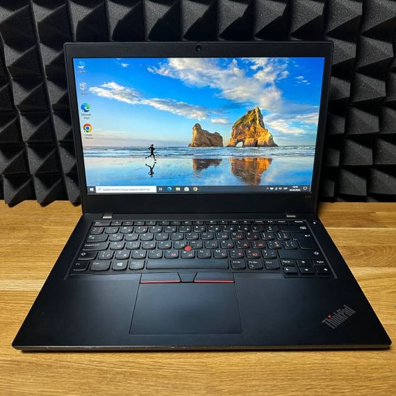 Ультрабук Б-класс Lenovo ThinkPad L14 Gen 1 / 14" (1920x1080) IPS / AMD Ryzen 5 Pro 4650U (6 (12) ядер по 2.1 - 4.0 GHz) / 8 GB DDR4 / 256 GB SSD / AMD Radeon RX Vega 6 Graphics / WebCam б/у | Зображення 1