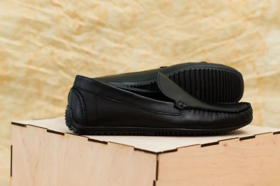 Чоловічі чорні мокасини 43 розмір | Зображення 5
