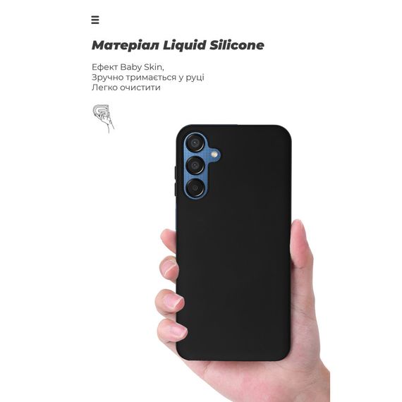 Чохол до мобільного телефона Armorstandart ICON Samsung M15 5G (M156) Black (ARM74373) | Зображення 6