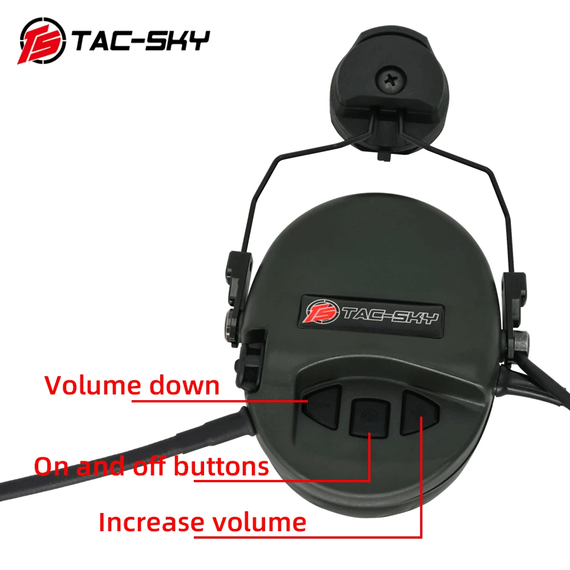 Активні навушники Tac-Sky Sordin Headset - Foliage Green | Зображення 4