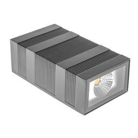 Подсветка LED фасадная IP65 AL-218/2х3W NW COB BK