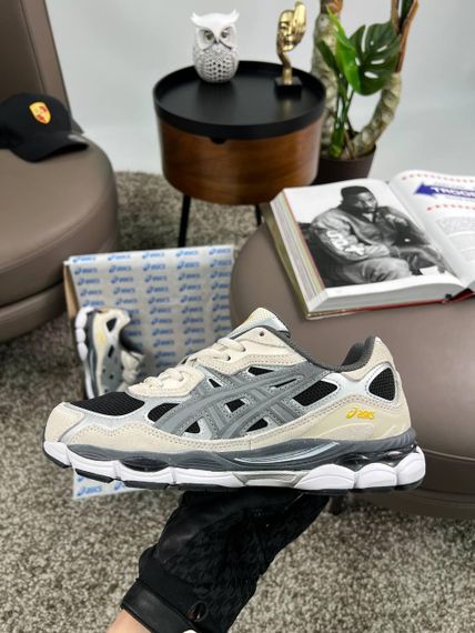 Кросівки ASICS Gel-NYC Grey Black , текстиль , В'єтнам 40 25 | Зображення 2