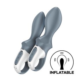 Анальний надувний вібратор Satisfyer Air Pump Booty 1, гнучкий стовбур Sex Aura