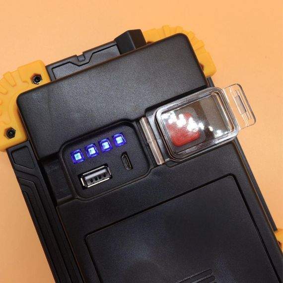 Светодиодный прожектор-фонарь с повербанком, 20Вт, LL-802 / Аккумуляторный фонарь с USB / Переносной | Зображення 9