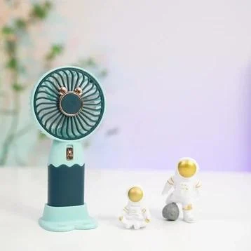 Вентилятор портативний ZB088A Mini Fan / Ручний вентилятор з акумулятором / Настільний портативний вентилятор | Зображення 1