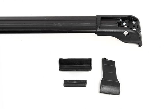 Перемычки на рейлинги с ключем Wingbar V2 (2 шт) Черный для BMW 5 серия F-10/11/07 2010-2016 гг | Зображення 6