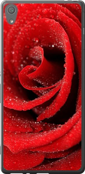 Чехол на Sony Xperia XA F3112 Красная роза "529u-399-17620"
