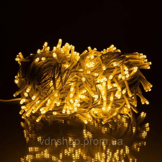 Гірлянда Різдвяна фея вулична 50 м 500 LED білий провід Жовтий CF500L50MWY | Зображення 2