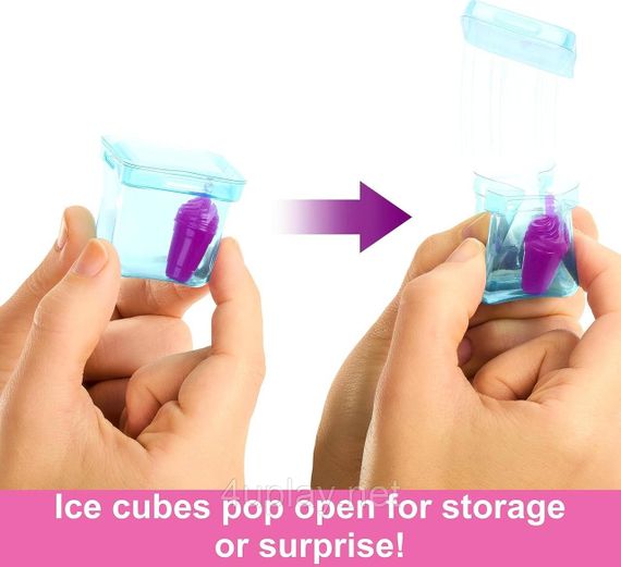 Набір Barbie Pop Reveal Fruit Series Strawberry Lemonade Лялька Барбі Соковиті фрукти Полуничний лимонад, змінює колір | Зображення 8