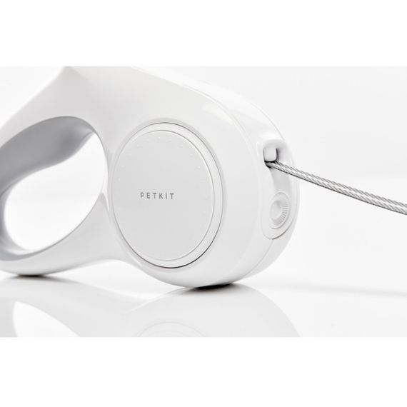 Поводок-рулетка для собак Petkit Go Free Dog Retractable Leash, лента 3 м, белый | Зображення 2