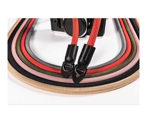 Ремень универсальный для фотоаппарата фотокамеры CAMERA STRAP нашейный плечевой из ткани бежевый | Зображення 4