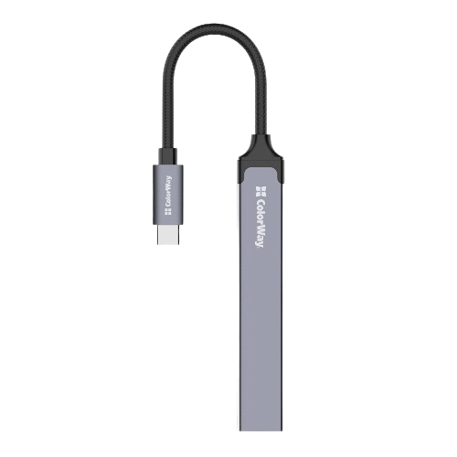 Адаптер 4в1 (3USB 2.0/USB 3.0) ColorWay CW-HUB04
