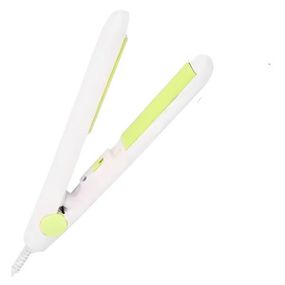 Міні-плойка прасок для волосся дорожня Make Time Білий із зеленим