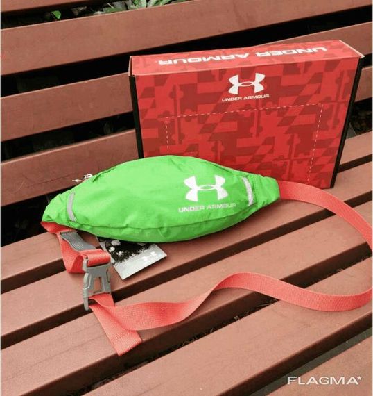 Поясная сумка Under Armour (зеленая) сумка на пояс | Зображення 4