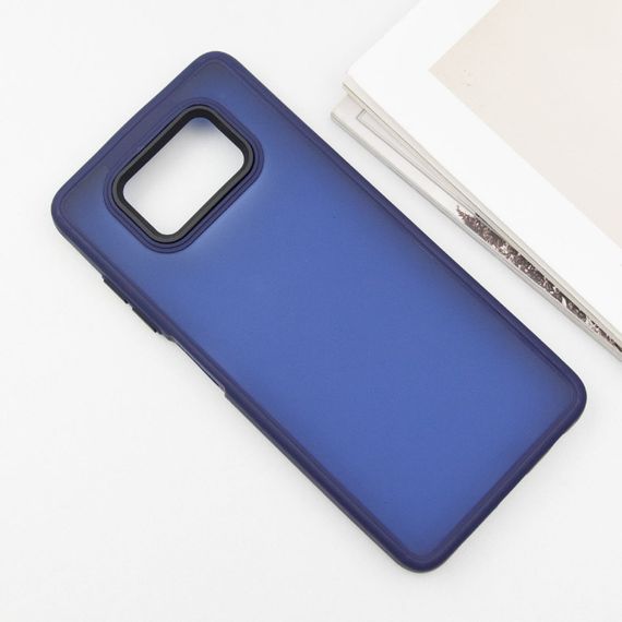 Чохол TPU+PC Lyon Frosted для Xiaomi Poco X3 NFC / Poco X3 Pro Navy Blue | Зображення 1