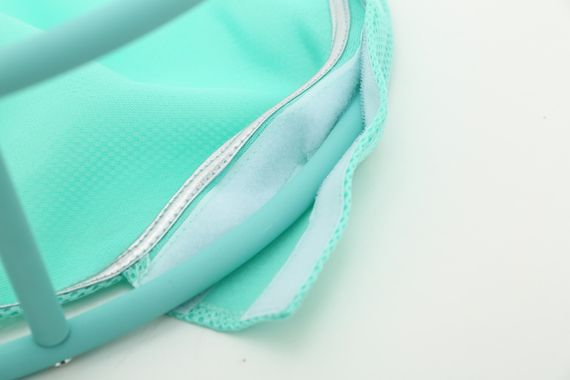 Складаний лежак для домашніх тварин MISOKO Pet bed round, 45x45x22 cm, mint | Зображення 3