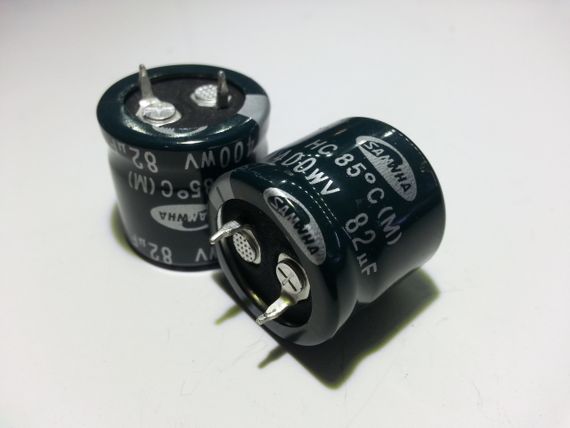 68mkf - 400v  HC 22*20  SAMWHA, 85°C конденсатор електролітичний | Зображення 2