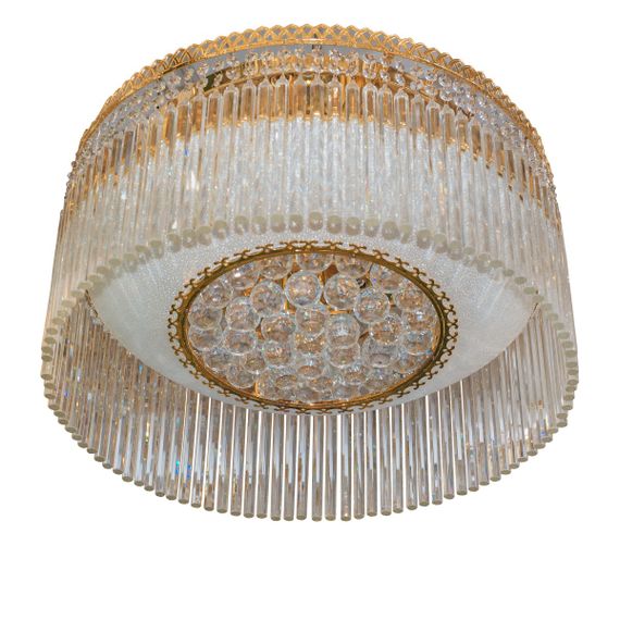Люстра потолочная торт хрустальная E14 40W G (BCL-355C/13)