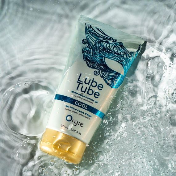 Лубрикант на водній основі Orgie Lube Tube Cool, 150 мл, з охолоджувальним ефектом, без запаху | Зображення 3