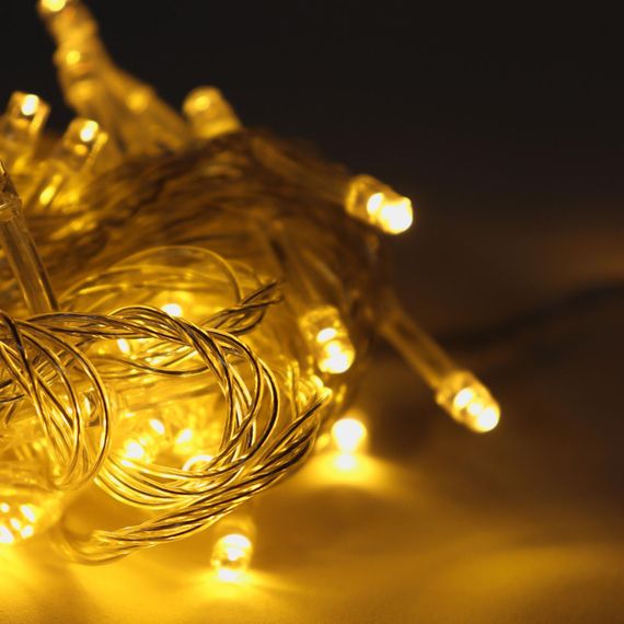 Гирлянда Штора от сети, (2х1,5 м), 192 LED, Теплый белый, AD-50544 / Новогодняя светодиодная гирлянда | Зображення 4