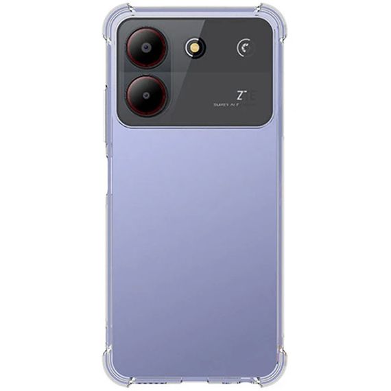 TPU чохол GETMAN Ease logo посилені кути для ZTE Blade A54 4G Безбарвний (прозорий) | Зображення 1