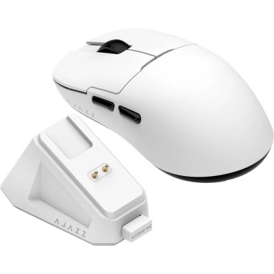 Мышка Ajazz AJ159P MC Wireless/Bluetooth/USB Charging Dock White (AJ159P-MC-W) | Зображення 9