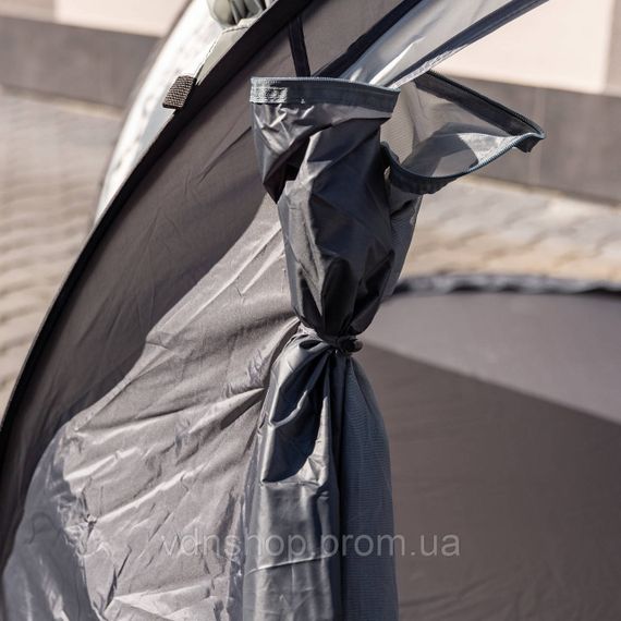 Намет туристичний 245×145×100 (см) кемпінговий для риболовлі 2 х місний Сірий LU-030BE | Зображення 7