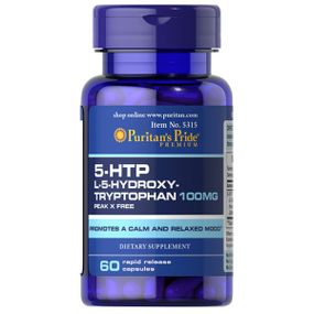 5-гідрокситриптофан Puritan's Pride 5-HTP 100 mg 60 caps