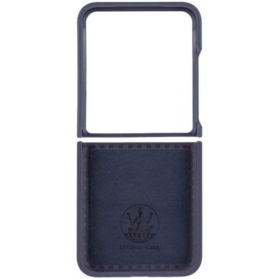 Чохол Foldables Silicone Cover Lakshmi (AAA) для Motorola Razr 50 Темно-синій / Midnight blue | Зображення 2