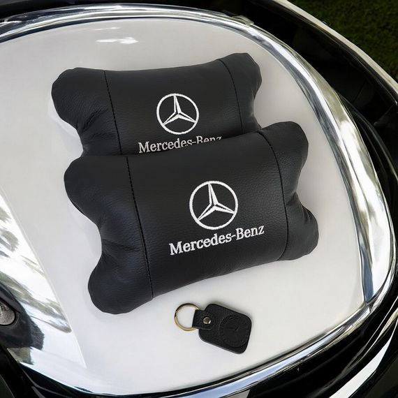 Подушка для підтримки голови Mercedes-Benz Мерседес, Подушки на крісло в авто, Авто подушка IE-634 під шию