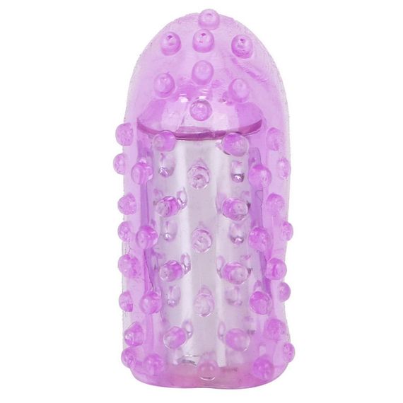 Рельєфна насадка з вібрацією Babydoll Універсальний. Фіолетовий 3009 | Зображення 2