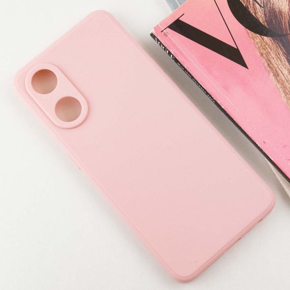 Силіконовий чохол Candy Full Camera для Oppo Reno 8 T 4G Рожевий / Pink Sand | Зображення 1