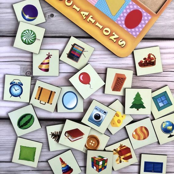 Деревянный пазл-вкладыш "Геометрические фигуры" Ubumblebees (ПСД097) PSD097 сортер-ассоциации | Зображення 1