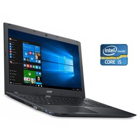 Ноутбук Б-клас Acer Aspire E5-575 / 15.6" (1920x1080) TN / Intel Core i5-7200U (2 (4) ядра по 2.5 - 3.1 GHz) / 8 GB DDR4 / 128 GB SSD / Intel HD Graphics 620 / WebCam б/в