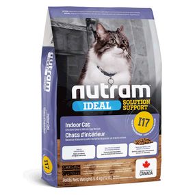 Корм Nutram I17 Ideal Solution Support Indoor Cat сухий для дорослих котів що живуть у приміщенні 5.4 кг