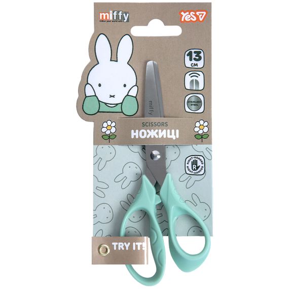 Ножиці канцелярські YES Miffy 480490 13 см