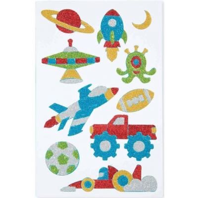 Набор для творчества Melissa&amp;Doug Объемные блестящие наклейки Приключение (MD19501) | Зображення 1