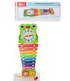 Детская игрушка Ксилофон MD 2170 деревянный Лягушка