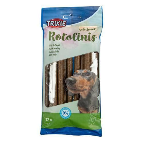 Лакомство Trixie Soft Snack Rotolinis для собак палочки с мясом домашних птиц 120 г | Зображення 2