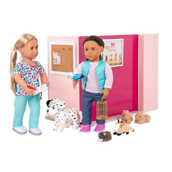 Игровой набор Our Generation Ветеринарная клиника, розовый BD35140Z (BD35140Z) | Зображення 1