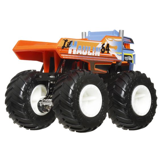 Подарунковий набір 2 монстр-траки Хот Вілс Оригінал Hot Wheels Monster Trucks Lil' Haulin Vs Totaled | Зображення 3