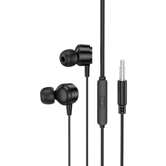 Навушники BOROFONE BM94 Sonar universal earphones with microphone Black | Зображення 2