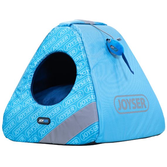 Домик для котов Joyser Cat Home 40 см х 40 см х 41 см, голубой