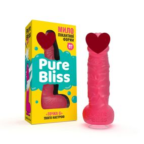 Мило член на присосці Pure Bliss BIG червоне, 18 см sexstyle